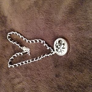 Style Dots Leather Link Necklace